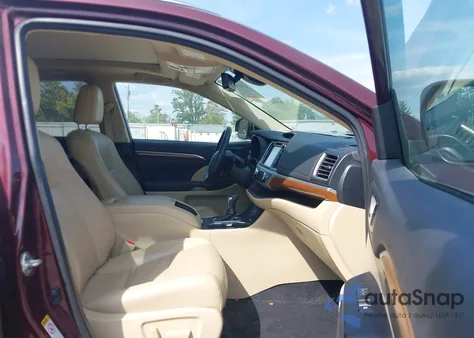 2019 Toyota Highlander Limited Platinum from USA, damaged, VIN 5TDDZRFH5KS745450